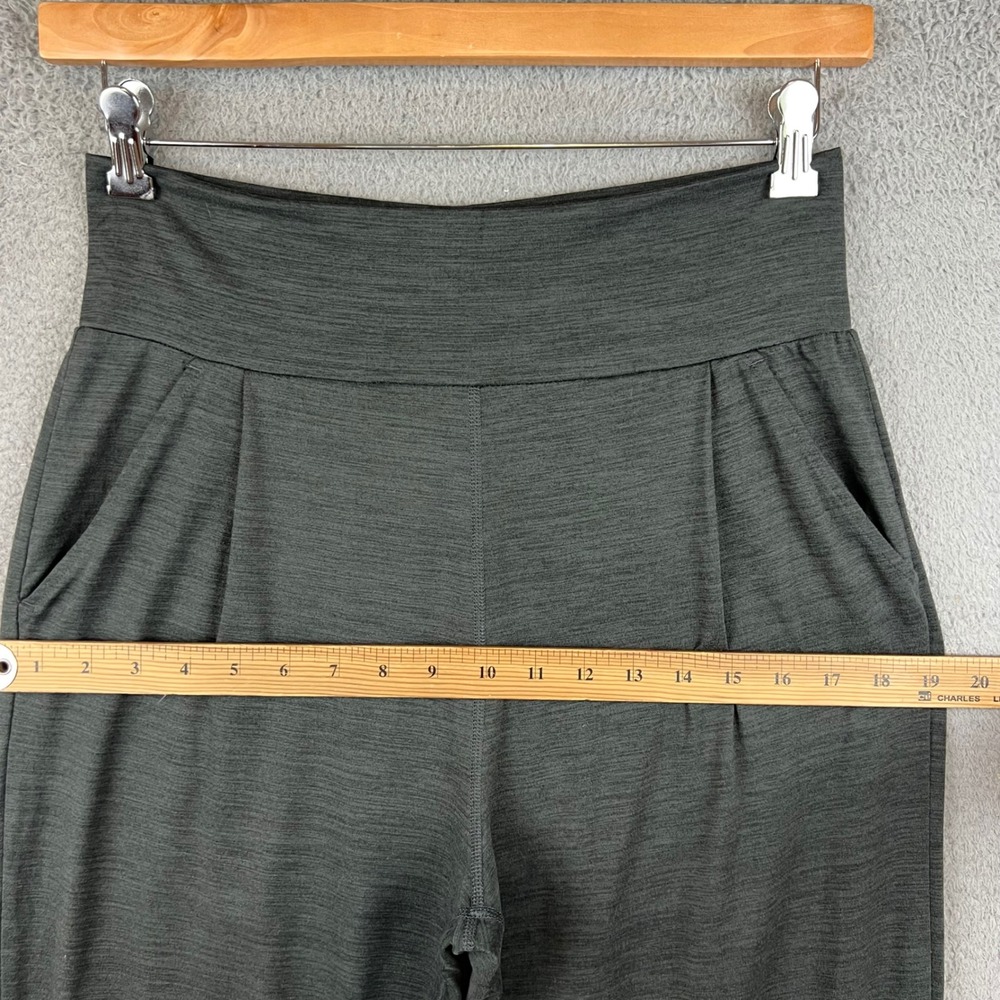 Vuori Lux Jogger Pants Charcoal Heather Gray High Rise Pleated Tapered Women M - Picture 7 of 10